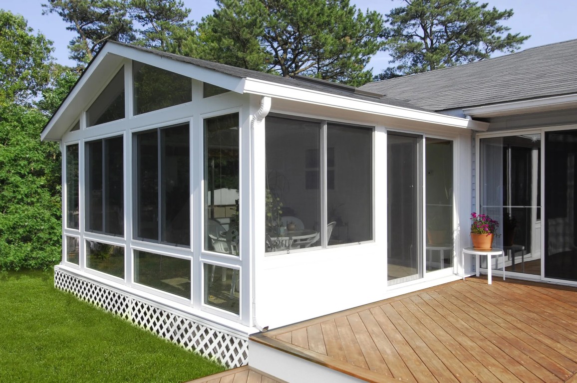 Sunroom addition adding space to home without major remodeling
